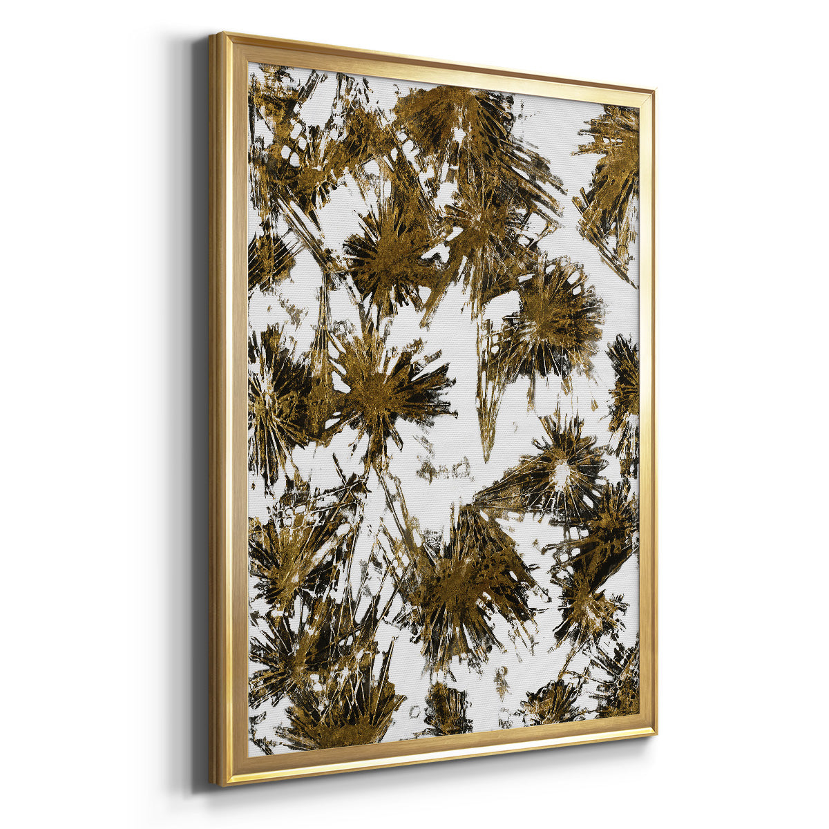 Fireworks - Modern Framed Canvas Print