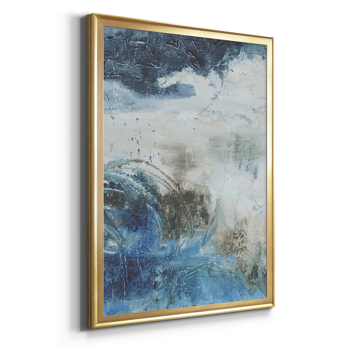 Coastal Seas I - Modern Framed Canvas Print