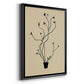 Spring Sprig Vase II - Modern Framed Canvas Print