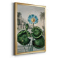 Temple of Flora IX - Modern Framed Canvas Print