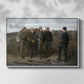 Prisoners from the Front, 1866 - Floater Framed Canvas Print