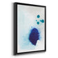 Spare Blue I - Modern Framed Canvas Print