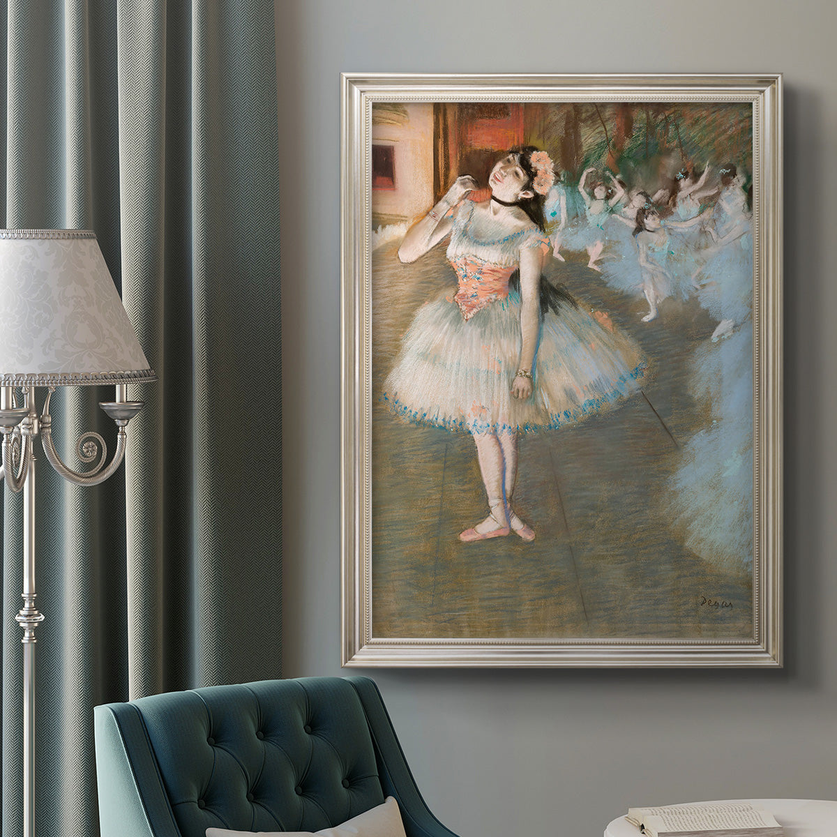 The Star - Ornate Framed Canvas Print