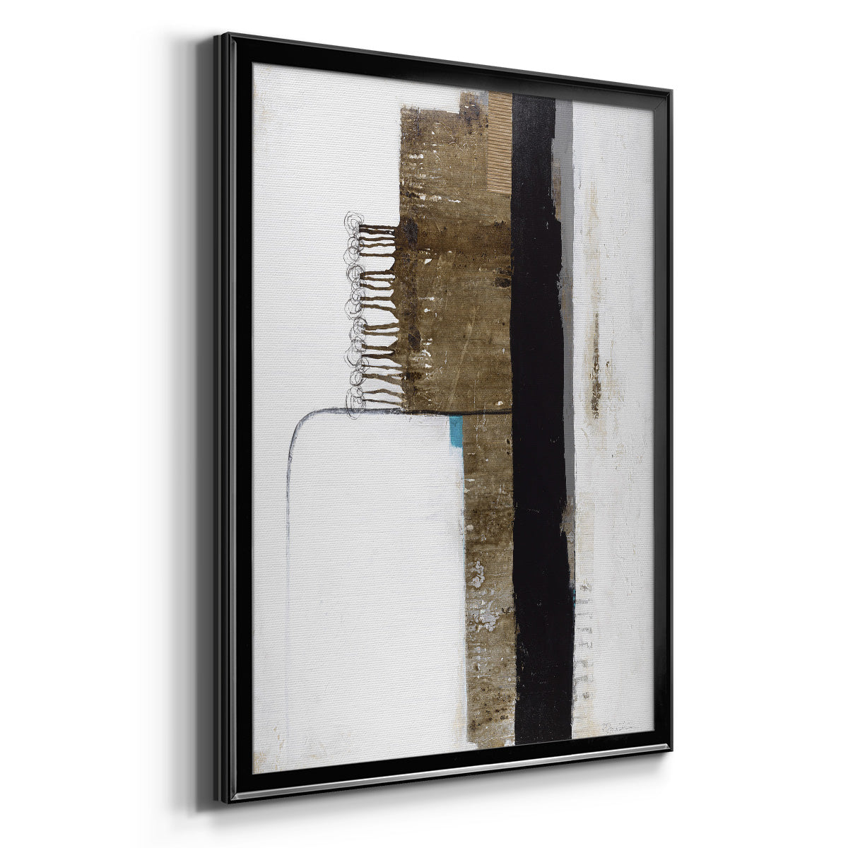 Unexpected Growth - Modern Framed Canvas Print