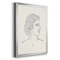 Greek Busts I - Modern Framed Canvas Print