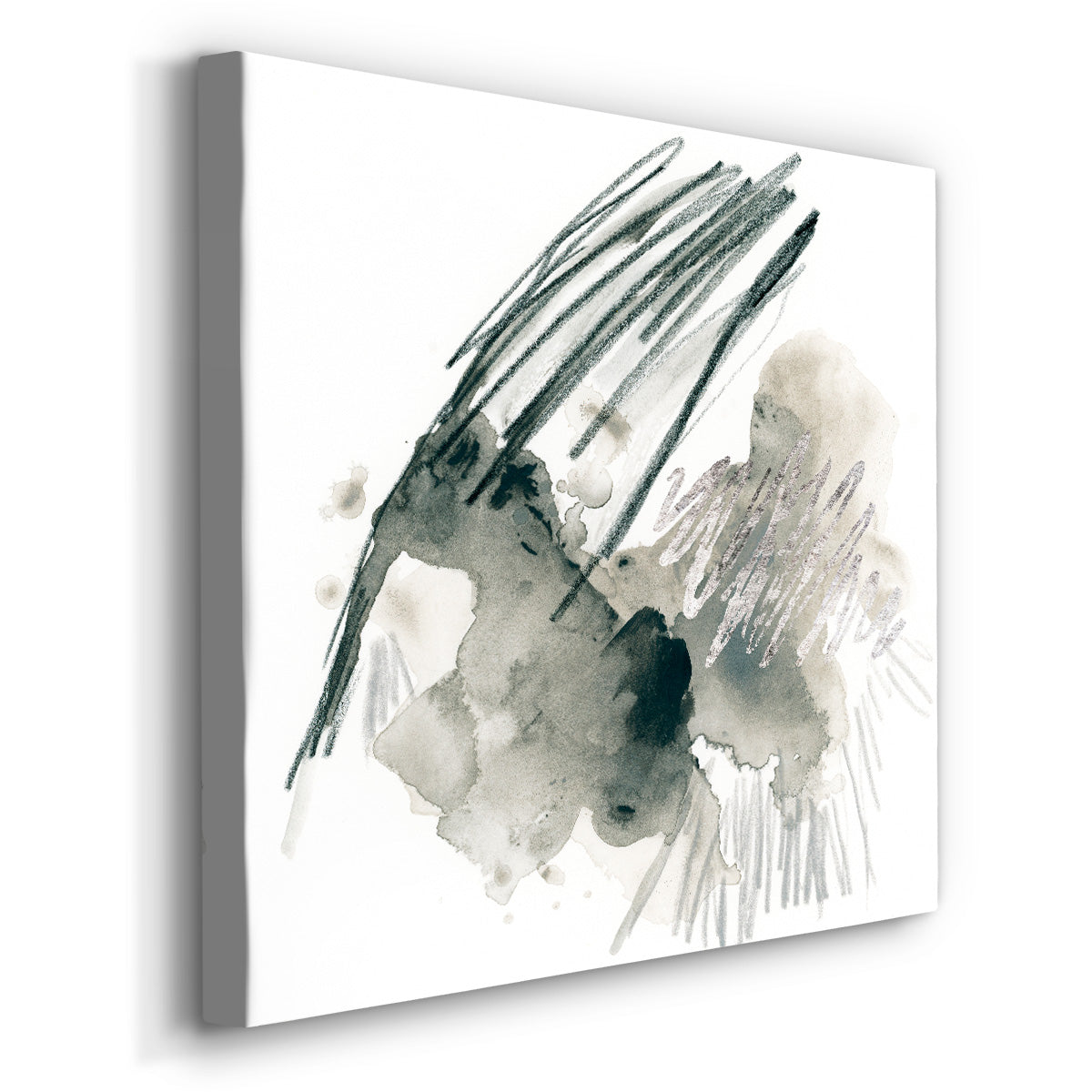 Graphite Markup II - Canvas Art Print