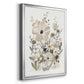 Neutral Nature I - Modern Framed Canvas Print