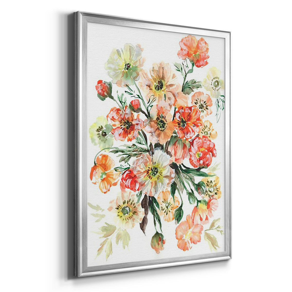 Icelandic Poppies I - Modern Framed Canvas Print