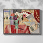 Woman with Anemones (Femme et anémones), c. 1920-1921 - Floater Framed Canvas Print