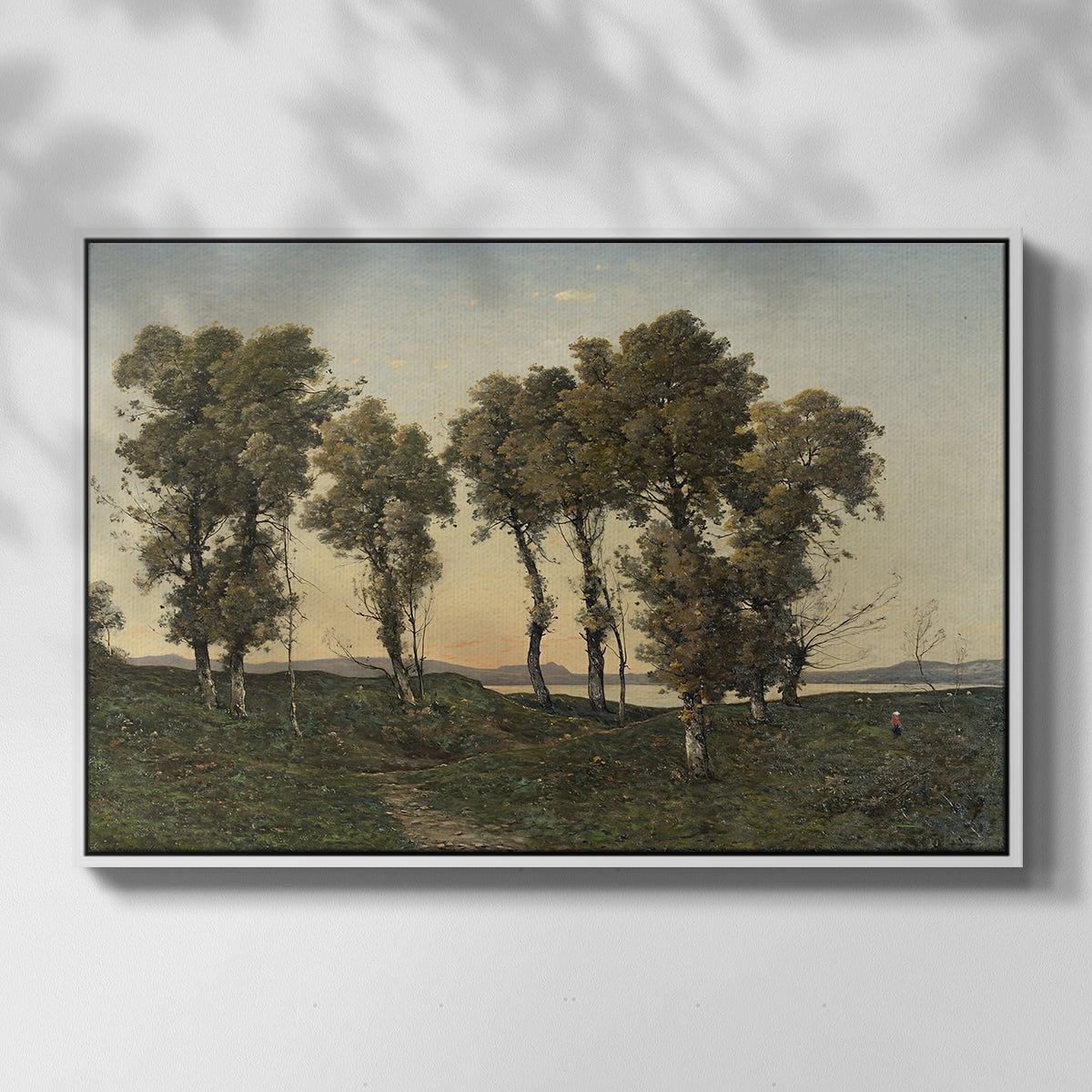 Autumn Evening, 1894 - Floater Framed Canvas Print