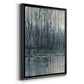 Morning Drizzle I - Modern Framed Canvas Print