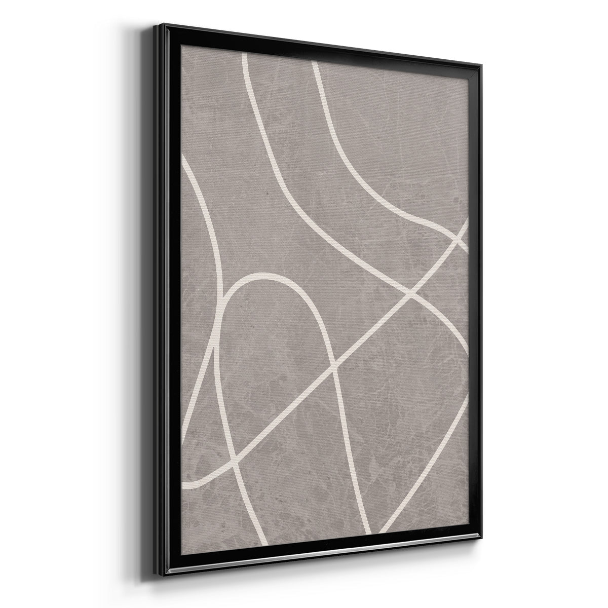 Fissures I - Modern Framed Canvas Print