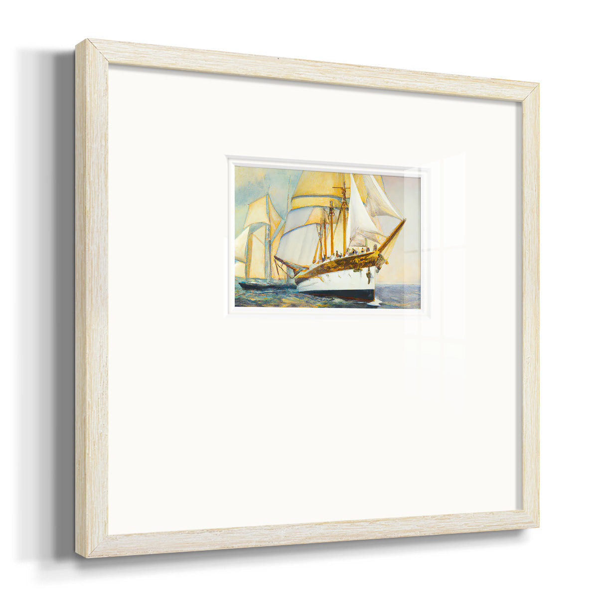 Golden Sailv IV Premium Framed Print Double Matboard