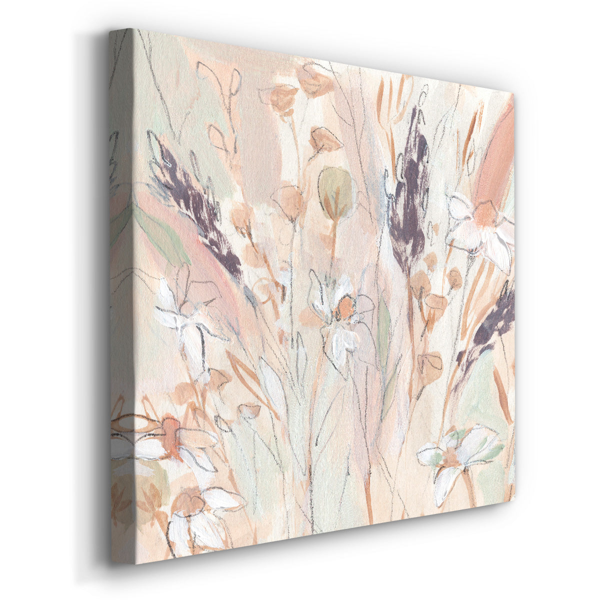 Lavender Flower Field II - Canvas Art Print