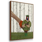 Pheasant Shooting Party 5 - Framed Premium Gallery Wrapped Canvas L Frame 3 Piece Set - Ready to Hang