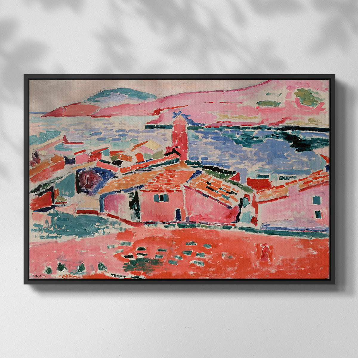 View of Collioure, 1905 - Floater Framed Canvas Print