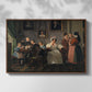 The Waagepetersen Family, 1836 - Floater Framed Canvas Print