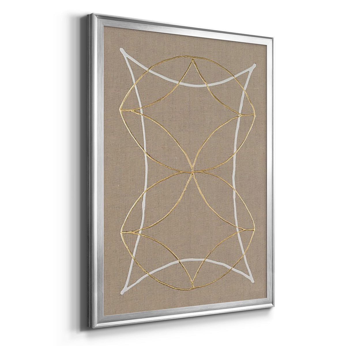 Hyperbola I - Modern Framed Canvas Print