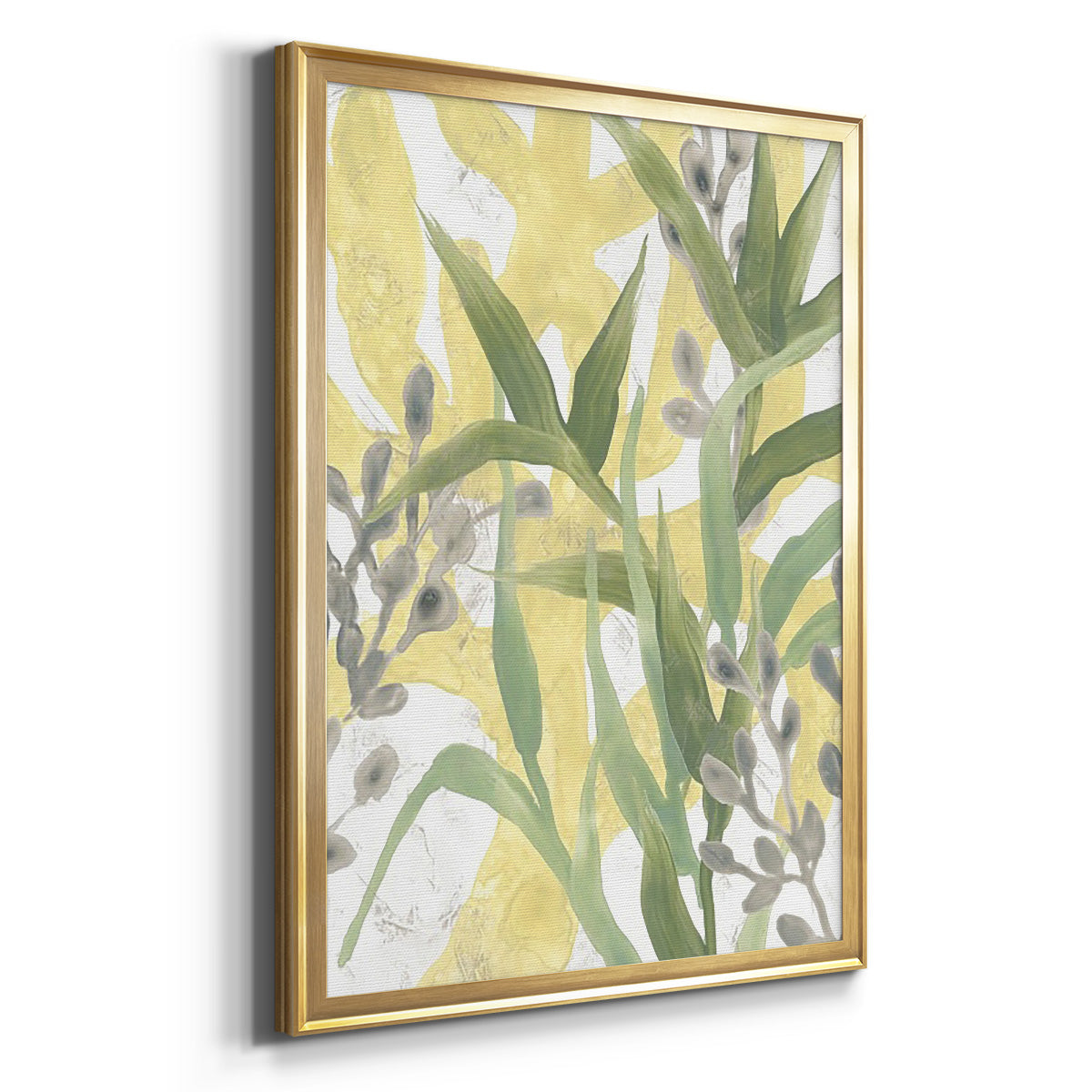 Sea Grass Fresco III - Modern Framed Canvas Print