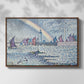 Entrance to the Port of Honfleur, 1899 - Floater Framed Canvas Print