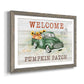 Pumpkin Patch - Barnwood Framed Art Print