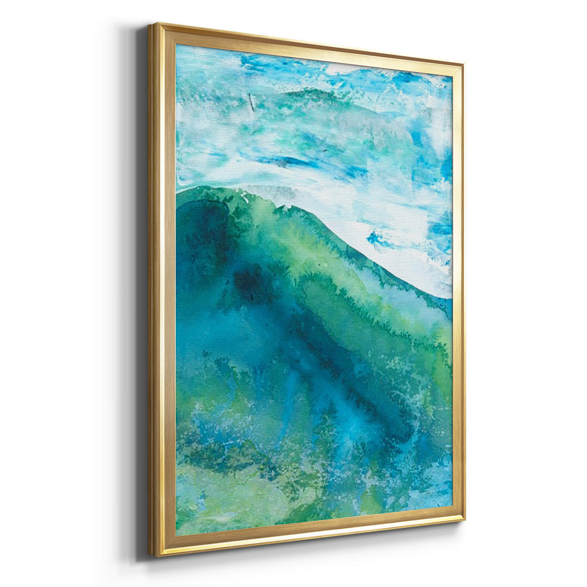 New Air I - Modern Framed Canvas Print