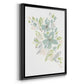 Seafoam Petals IV - Modern Framed Canvas Print