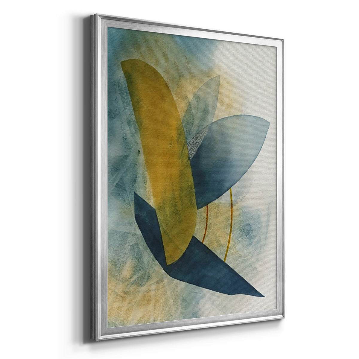 Solar Shapes I - Modern Framed Canvas Print