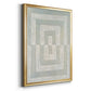 Inner Hall II - Modern Framed Canvas Print