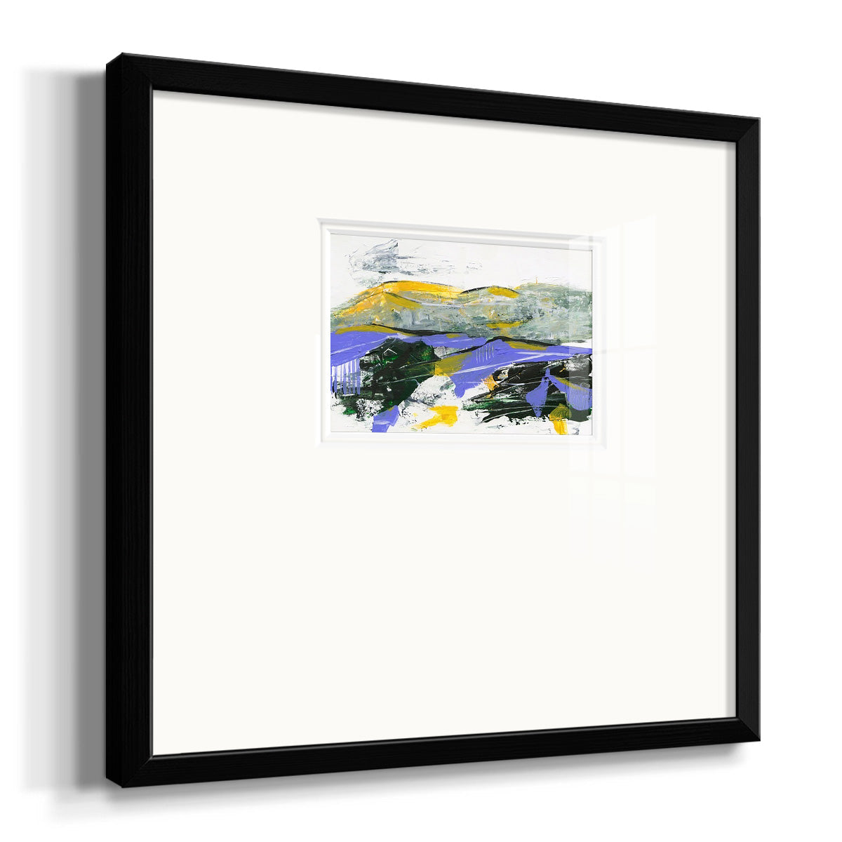 Silent Mountain IV Premium Framed Print Double Matboard