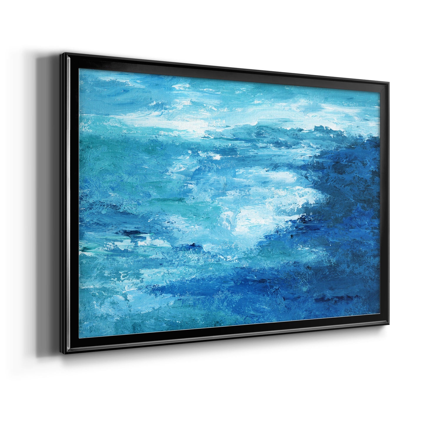 Crashing Waves II Premium Classic Framed Canvas - Ready to Hang