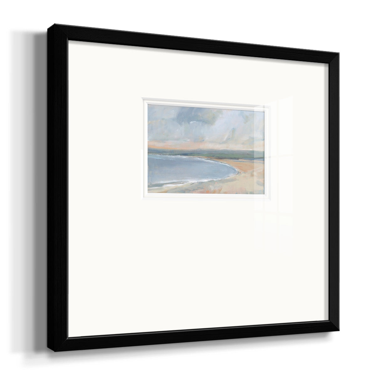 Coastal Study II Premium Framed Print Double Matboard