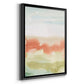 Blushing Sunrise I - Modern Framed Canvas Print