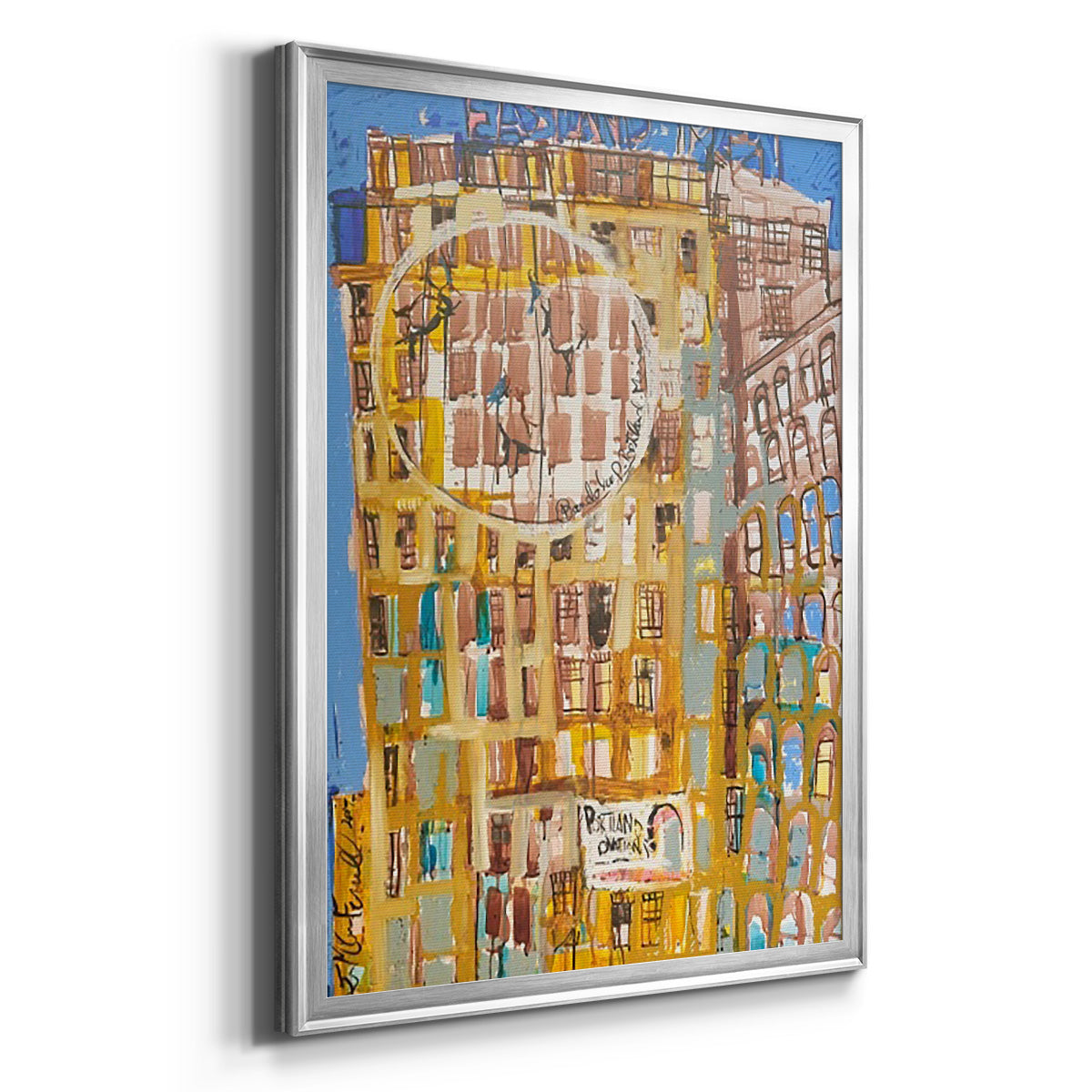 Bandaloo II - Modern Framed Canvas Print