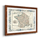 Bordered Map of France-Premium Framed Print - Ready to Hang