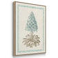 Willow Blue Besler IV - Framed Premium Gallery Wrapped Canvas L Frame 3 Piece Set - Ready to Hang