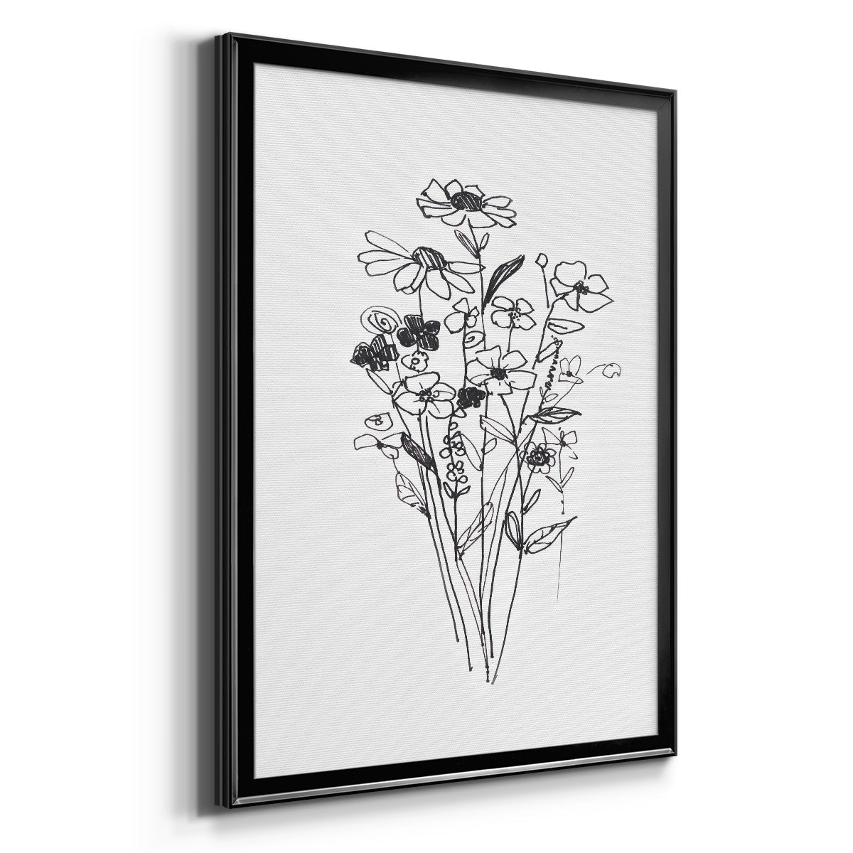 Farmhouse Plants II - Modern Framed Canvas Print