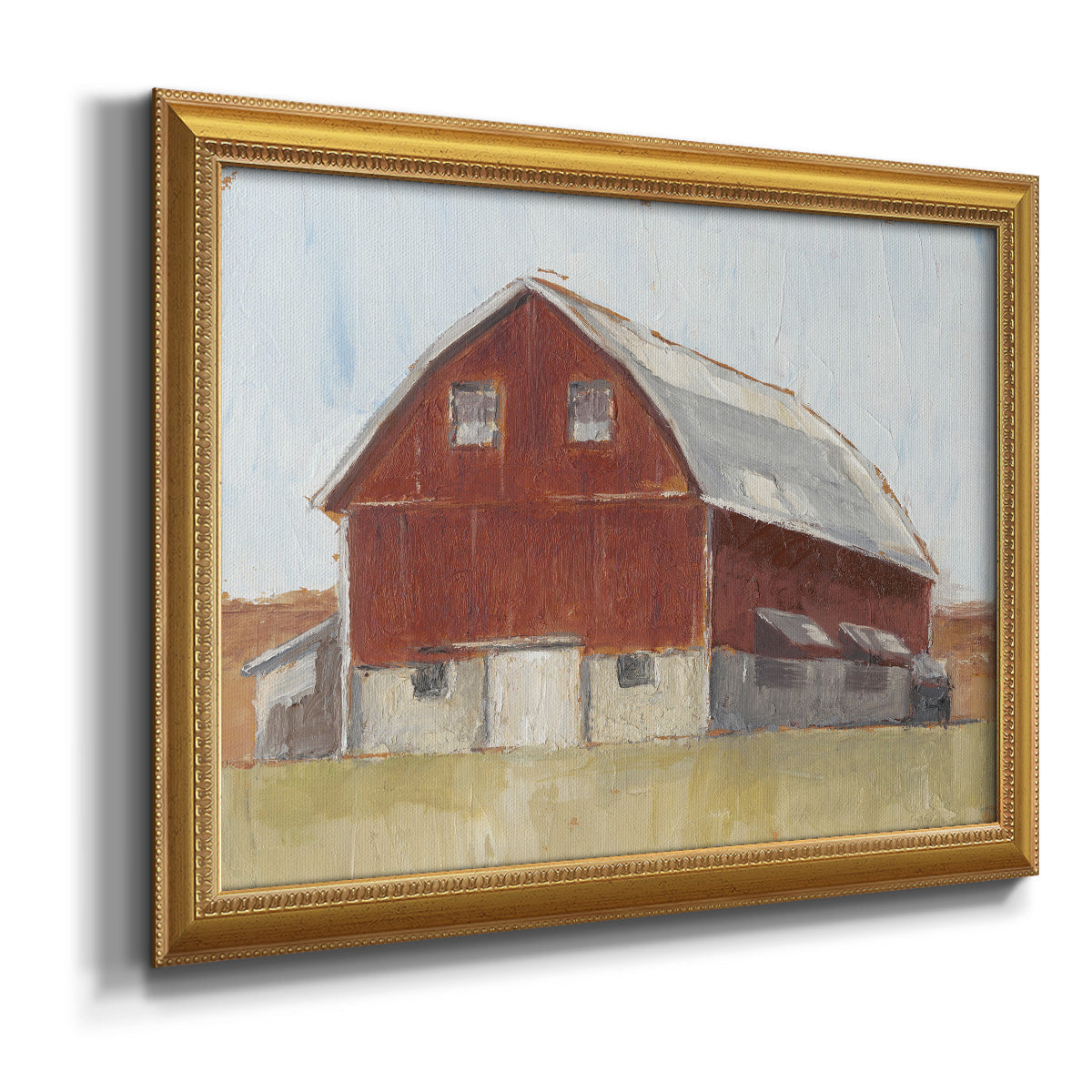 Rustic Red Barn II Premium Framed Canvas- Ready to Hang