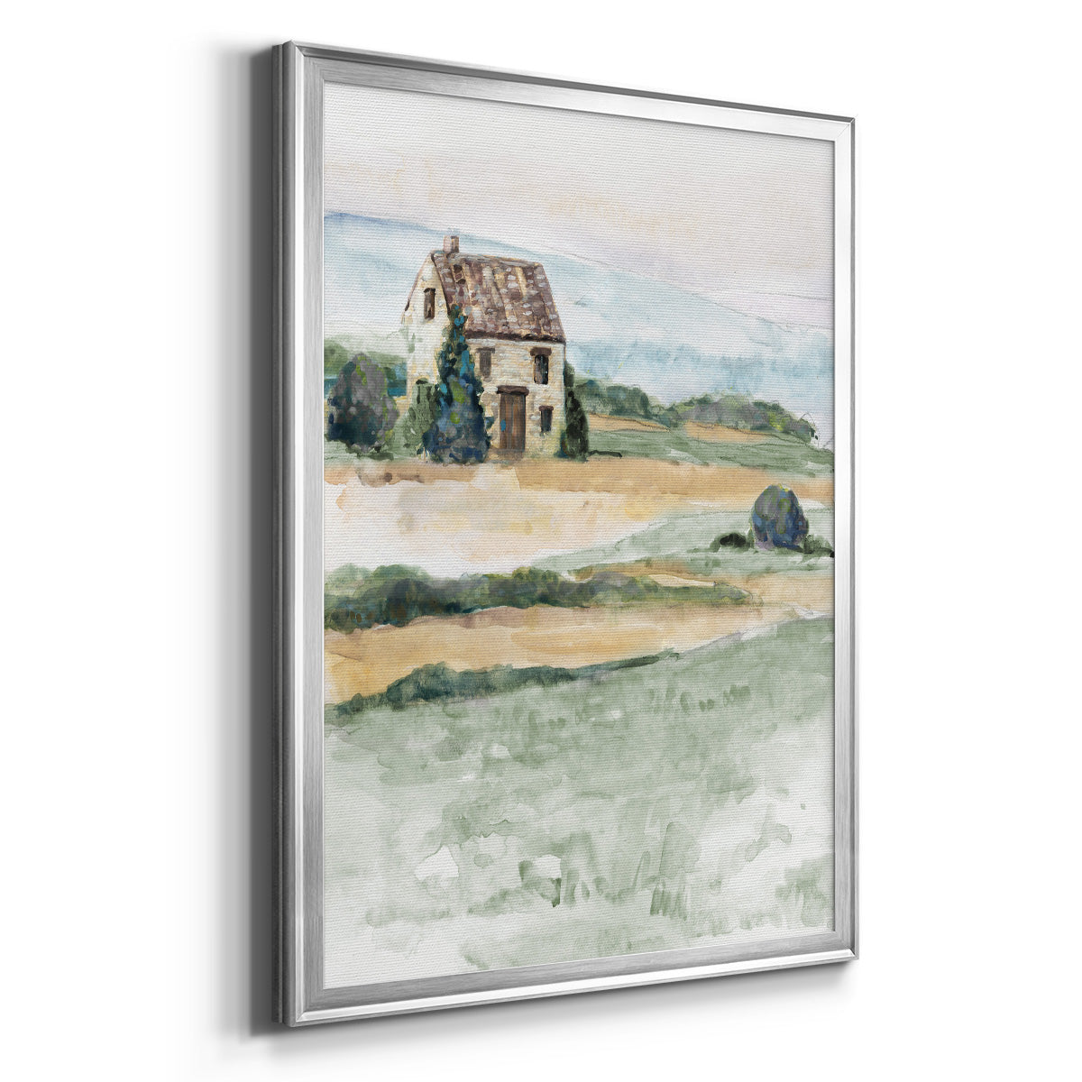 On the Countryside I - Modern Framed Canvas Print