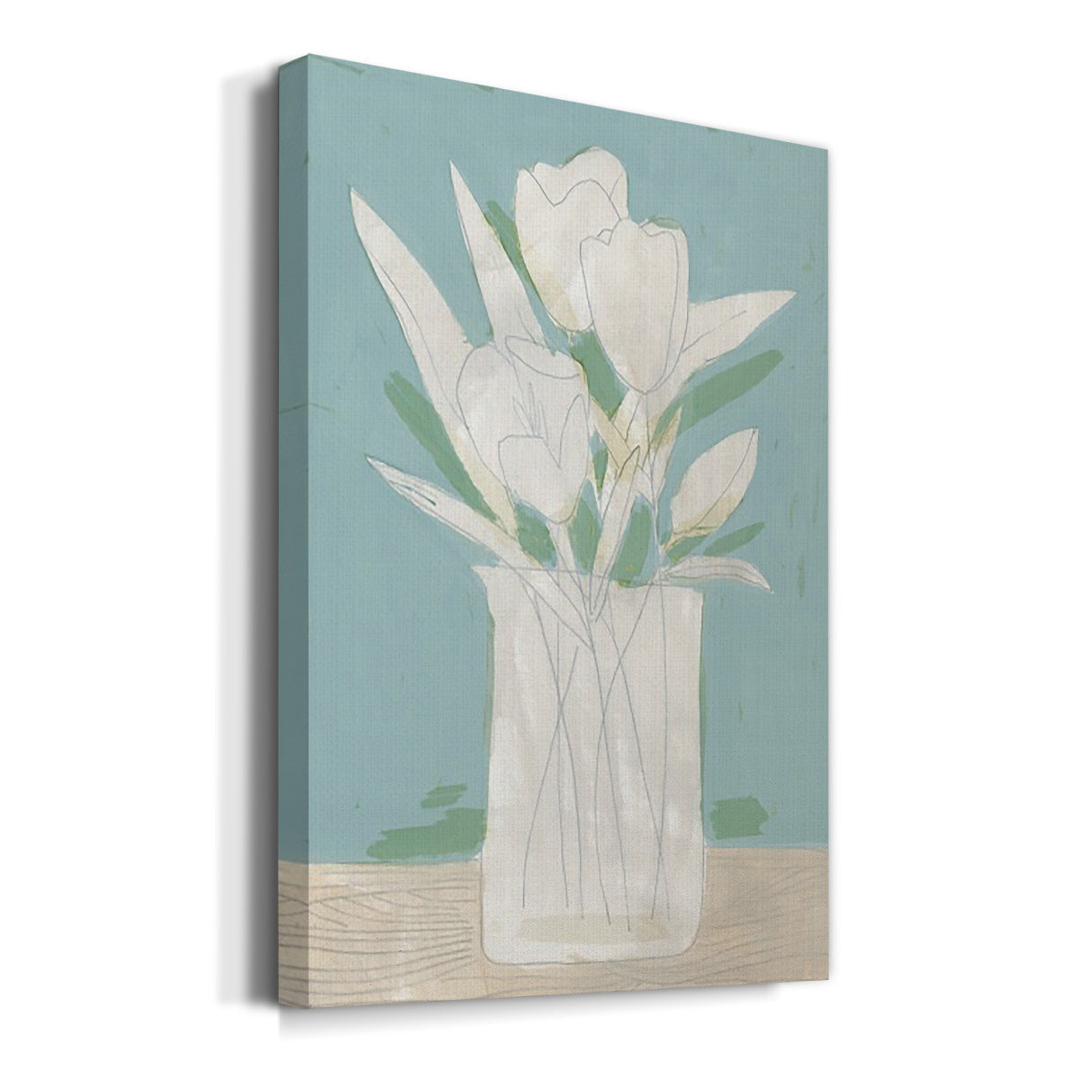 Muted Spring Arrangement II - Canvas Art Print