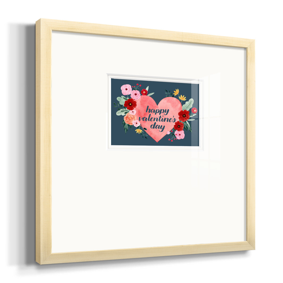 Sweet Hearts Collection A Premium Framed Print Double Matboard