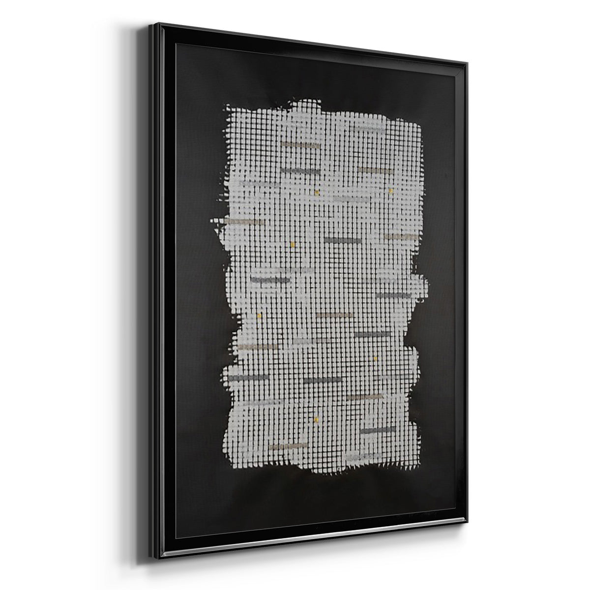 Bits & Bytes I - Modern Framed Canvas Print