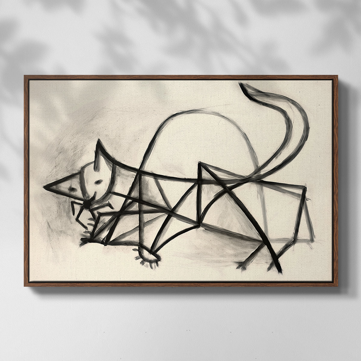 Study of a Cat (Étude de chat), 1946 - Floater Framed Canvas Print