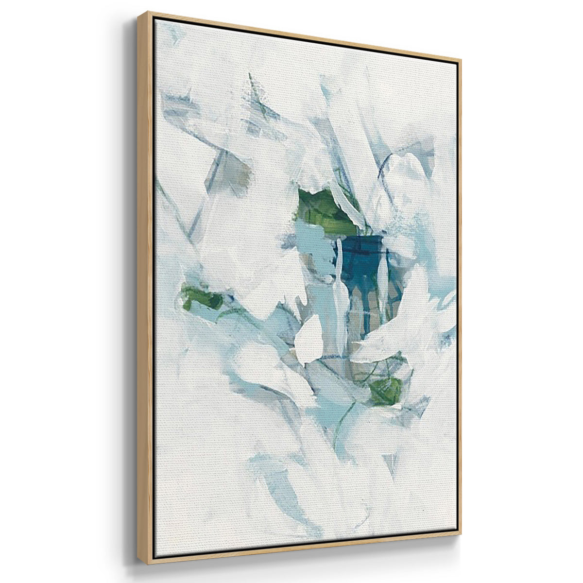 Ice Cavern I - Floater Framed Canvas Set