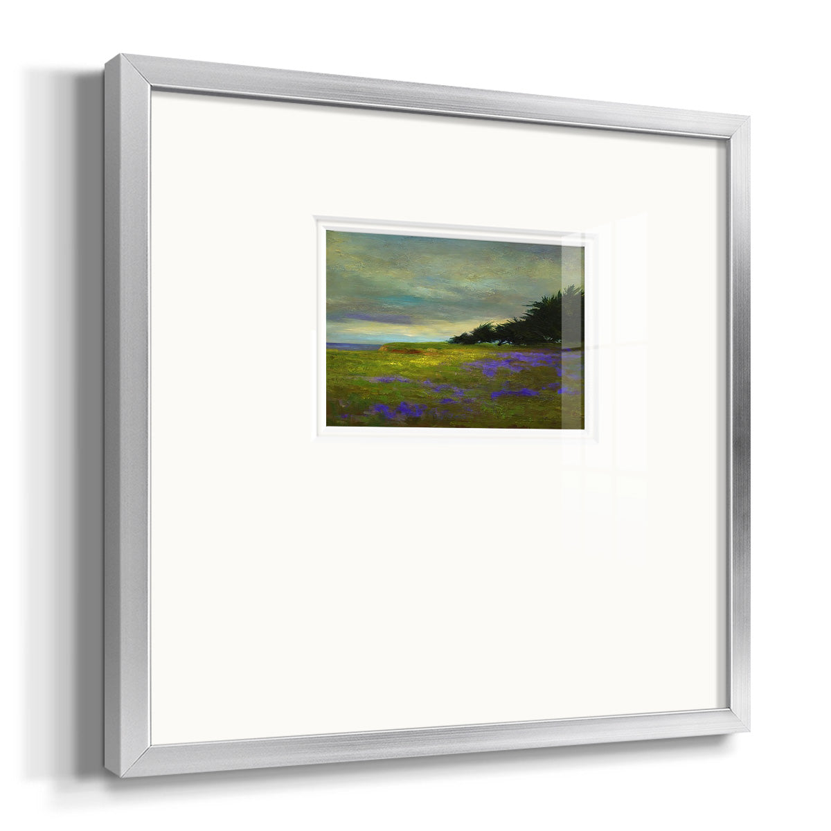 Coastal Views VI Premium Framed Print Double Matboard