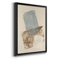 Embellished Scrim II - Modern Framed Canvas Print