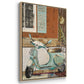 That Vespa -  Framed Canvas Print