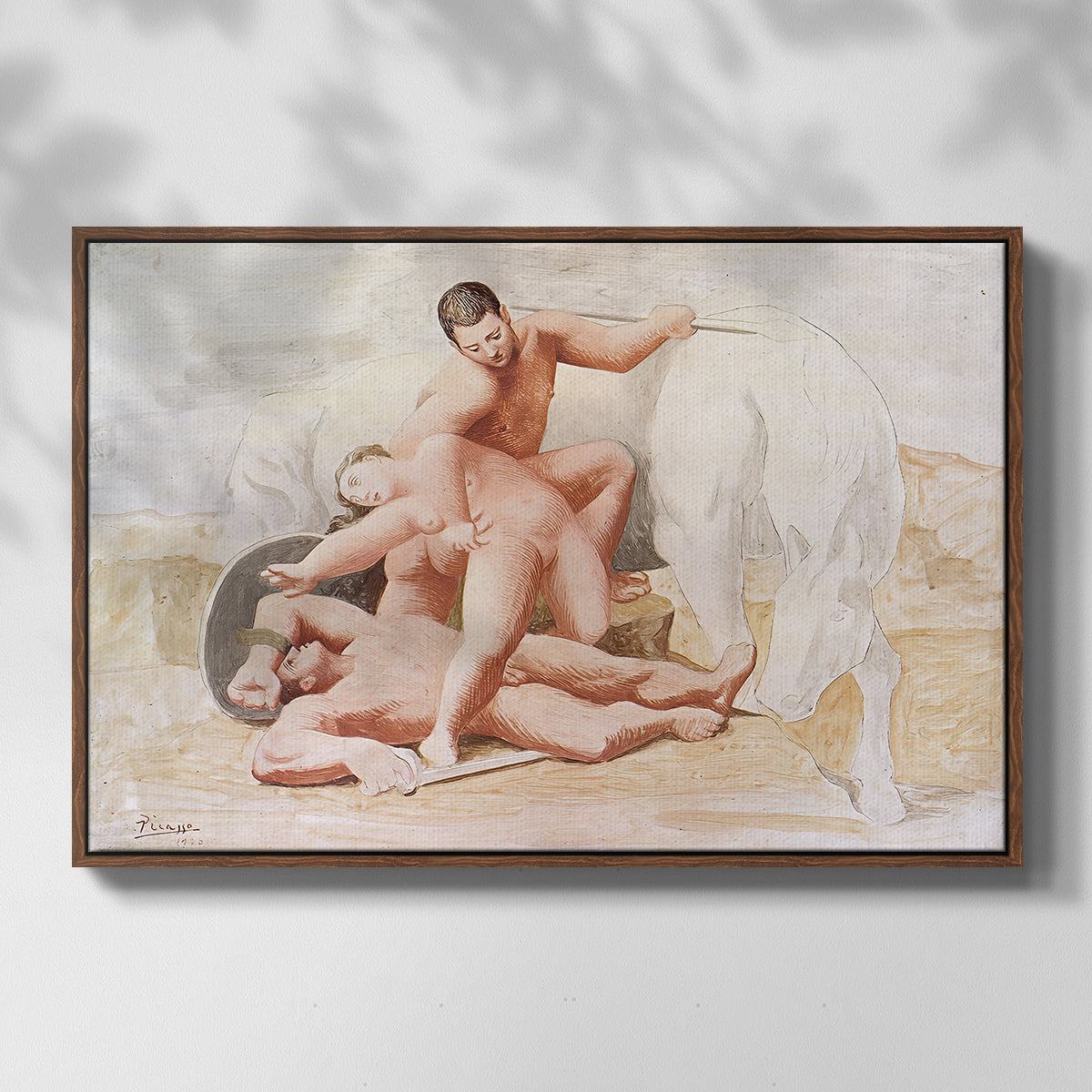 The Abduction, 1920 - Floater Framed Canvas Print
