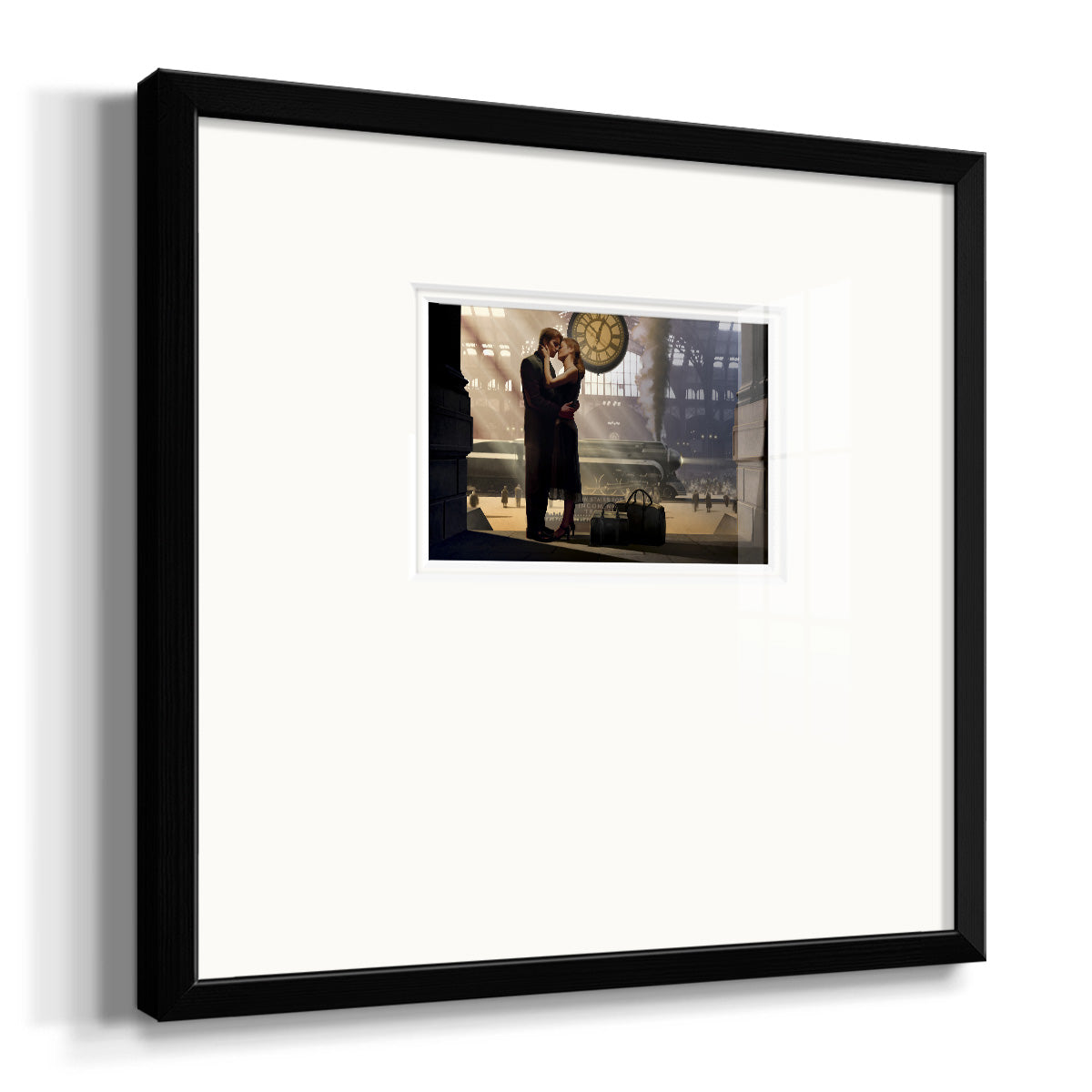 Au Revoir Premium Framed Print Double Matboard