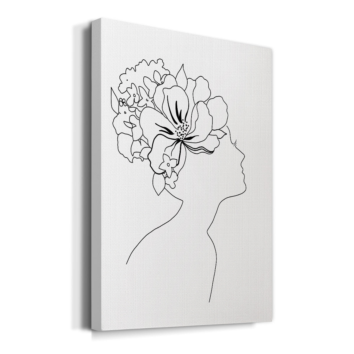 Fashion Floral Sketch I - Canvas Art Print